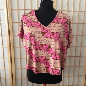 Fighting Eel Relaxed Fit Pink Tee